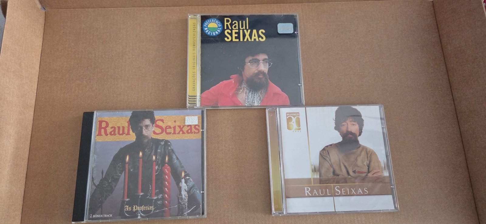 Coleção de CDs do Raul Seixas